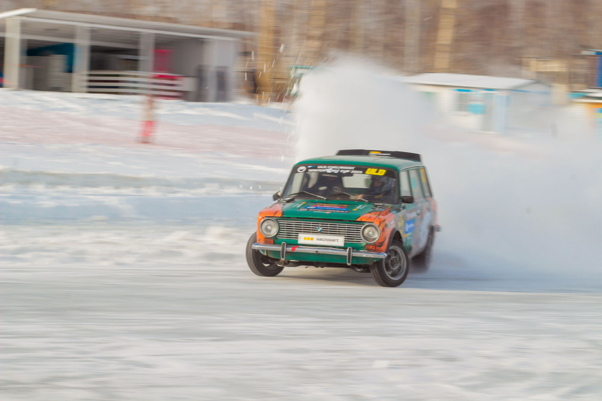 Ford Focus 1 зимний дрифт