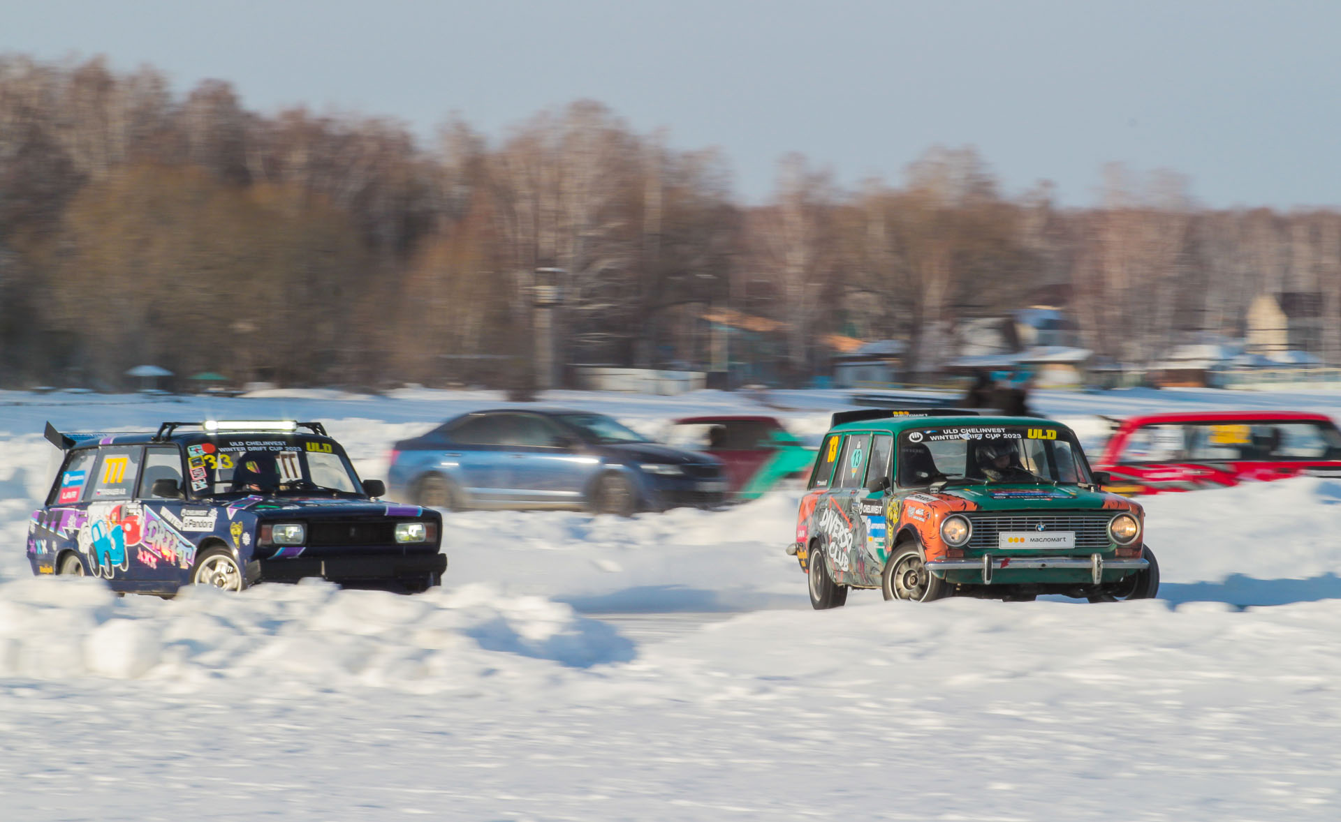 Ford Focus 1 зимний дрифт