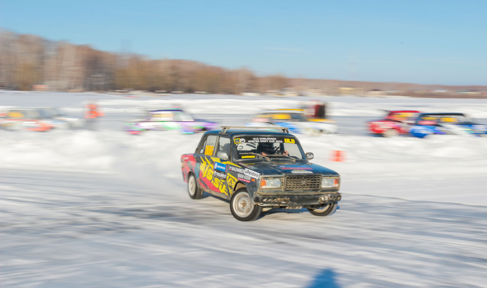 Ford Focus 1 зимний дрифт