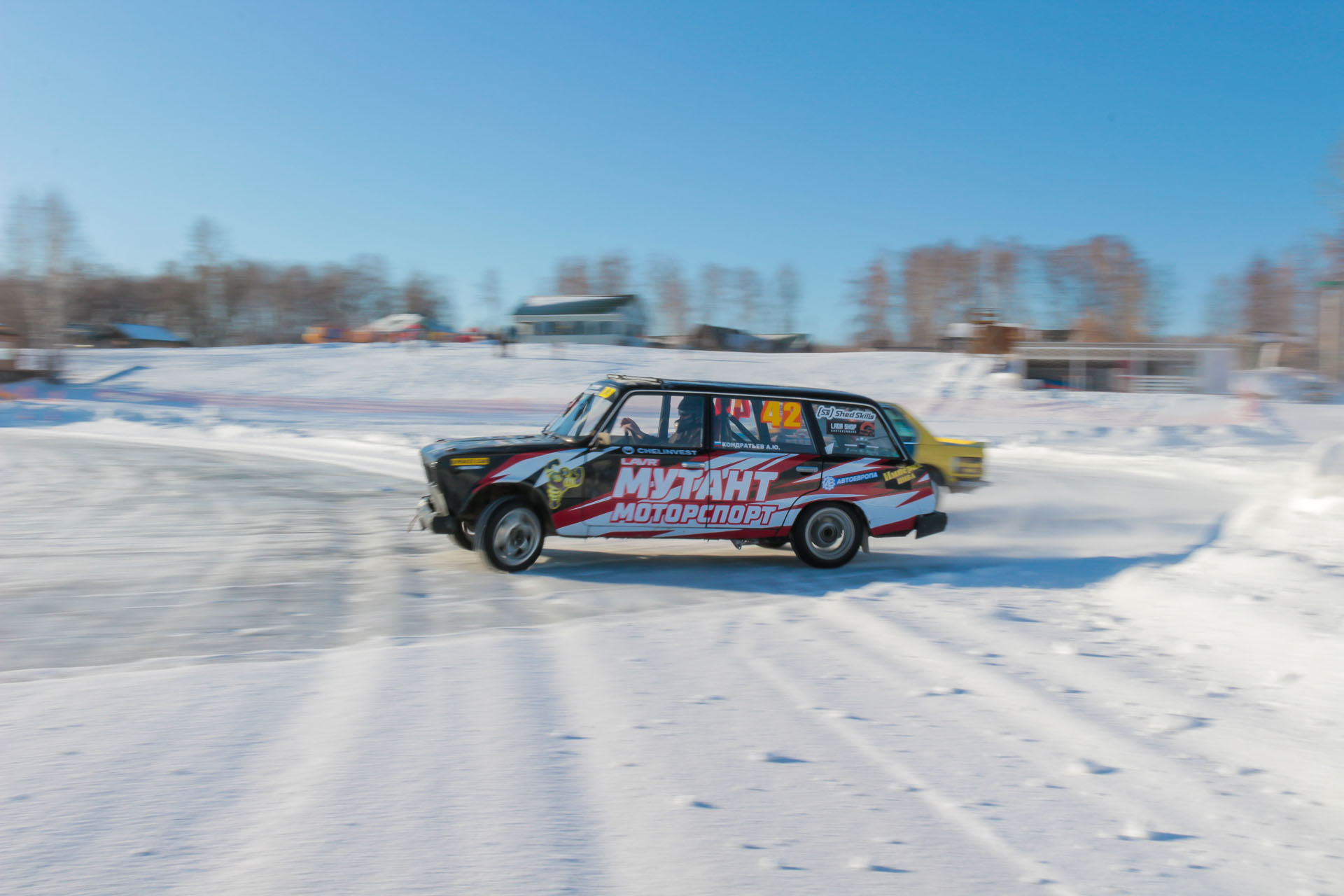 Ford Focus 1 зимний дрифт