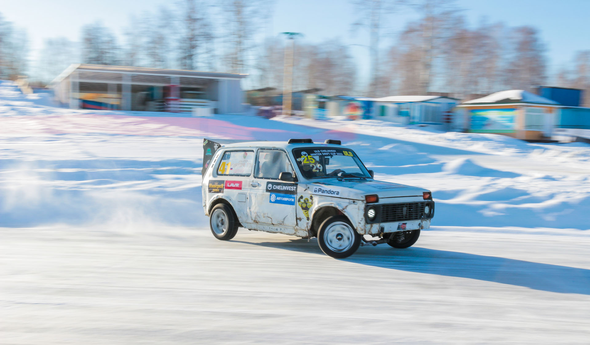 Mitsubishi MIEV зимний дрифт