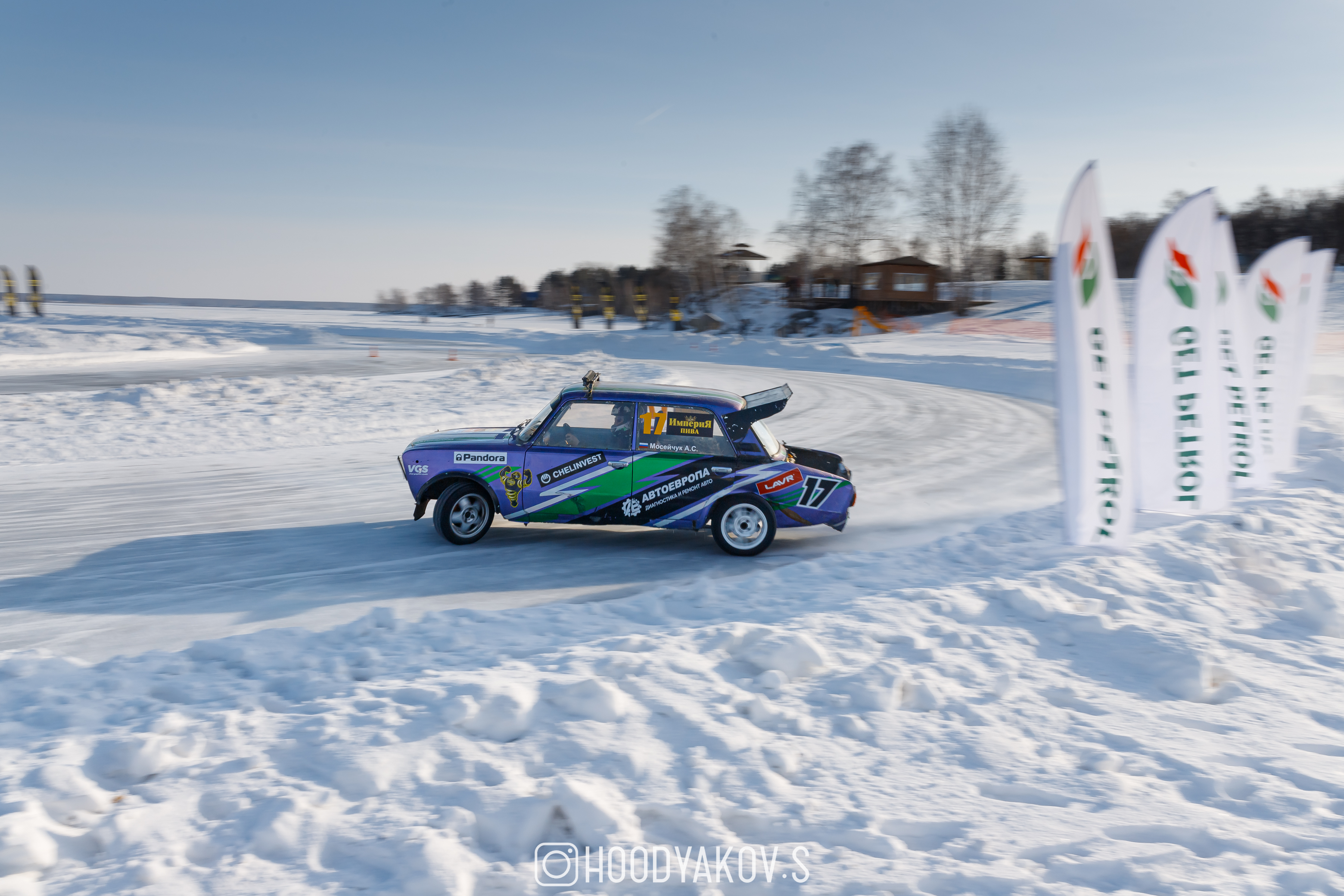 Mitsubishi MIEV зимний дрифт