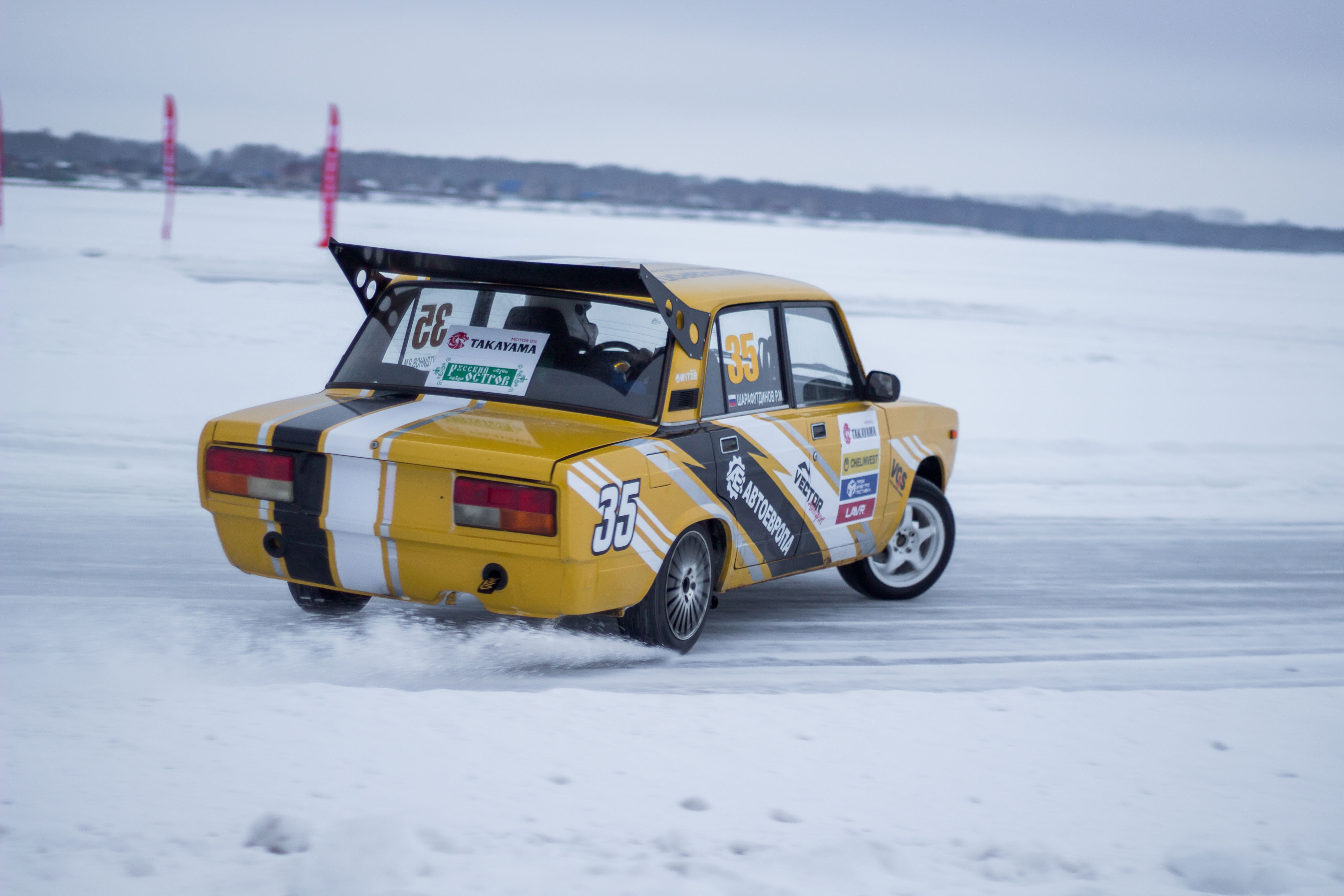 Mitsubishi MIEV зимний дрифт